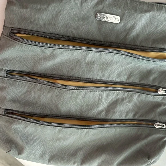 Baggallini Charcoal Messenger Bag - Picture 2 of 5